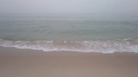 Beautiful  deserted empty beach. Stock Footage 134026413