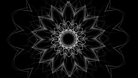 Beautiful developing floral design - seamless looping (FULL HD) Vidéo 83913609