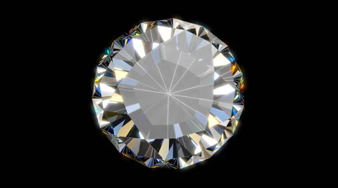 Beautiful Diamond - Seamless loop animation with alpha matte 動画素材 47425018