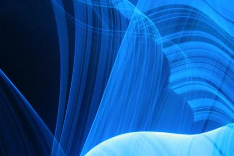 Beautiful digital blue light pattern on dark background. Stock Illustration