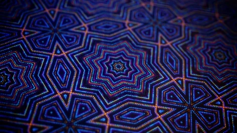 Beautiful Digital Mandala Changing Shapes Stock Footage 102921841
