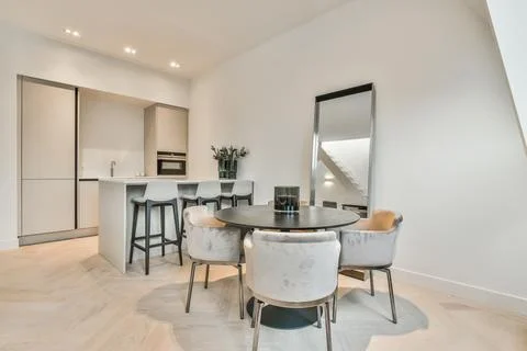 Beautiful dining room Stock Photos