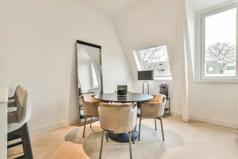 Beautiful dining room Stock Photos