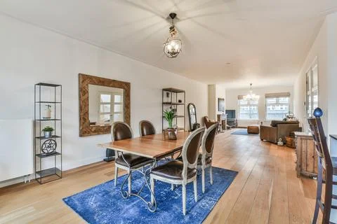 Beautiful dining room Stock Photos