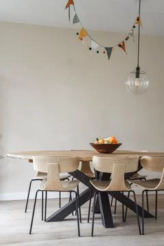 Beautiful dining room Stock Photos