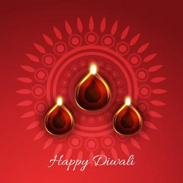 Beautiful diwali background Stock Illustration