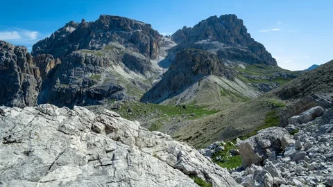 Beautiful dolomites time lapse Video stock 91743703