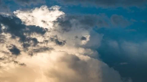 Beautiful dramatic blue sky,sky background Stock Photos