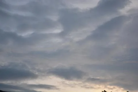 Beautiful dramatic clouds formation Stock Photos