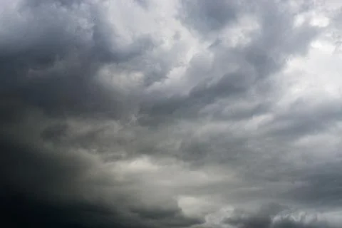 Beautiful dramatic dark storm, Cloudy sky background. Foto stock