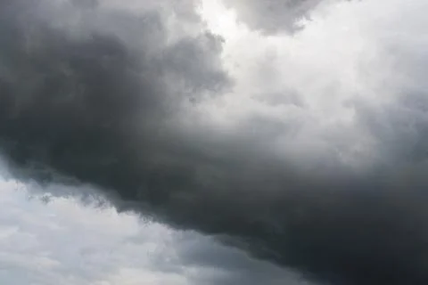 Beautiful dramatic dark storm, Cloudy sky background. Foto stock