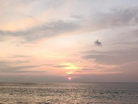 Beautiful dramatic scenic after sunset sky background after sunset Stock Photos