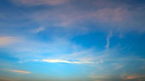 Beautiful dramatic sky and landscape of Pattaya city with sea during sunset. Stock Photos