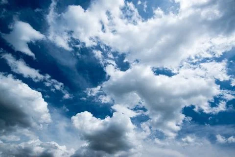 Beautiful dramatic sky Stock Photos