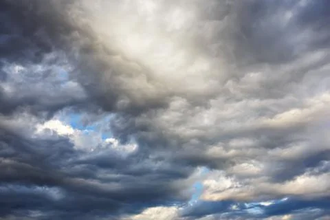 Beautiful dramatic stormy clouds. Stock Photos