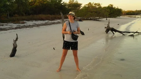 A beautiful drone pilot Mexico Video stock 102935667