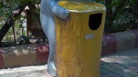 Beautiful Dustbin Design Ideas Stock Footage 313565724