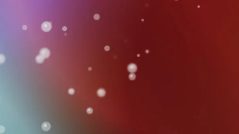 Beautiful Dynamic Gradient Loop with Soft Floating White Bokeh Particle Effects. Stock Footage 333183253