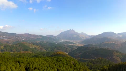 Beautiful Early Fall Mountain Scenery from Above – Drone Footage Stock Footage 336974443
