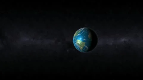 Beautiful Earth view from Space Stock Footage 10703969