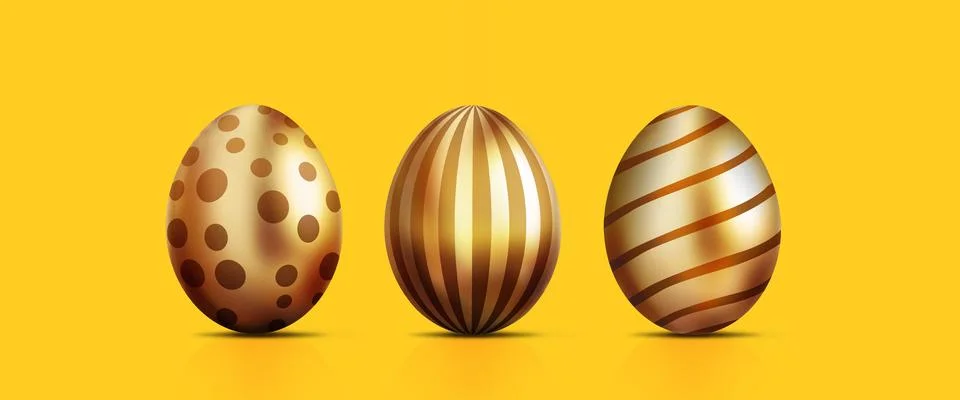 Beautiful Easter background with colorful Easter eggs. 3d illustration Stock-Illustration
