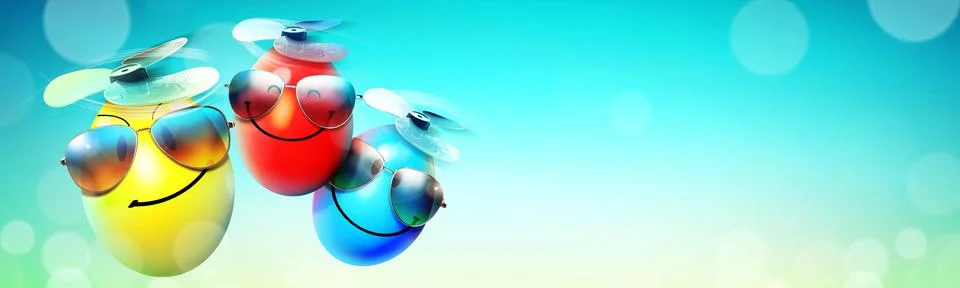 Beautiful Easter background with colorful Easter eggs Stock Photos