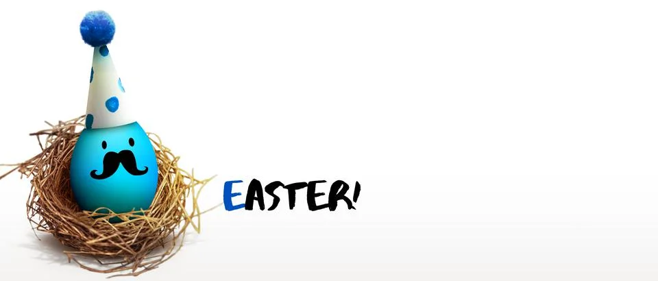 Beautiful Easter background with colorful Easter eggs Stock Photos