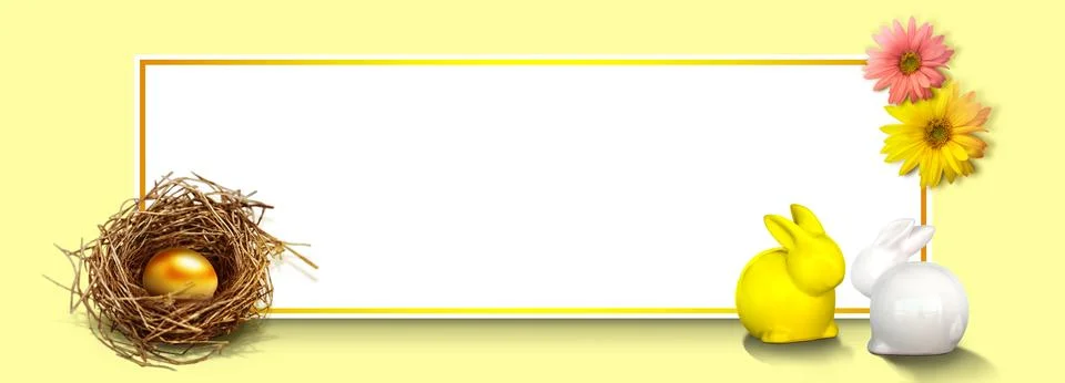 Beautiful Easter background with colorful Easter eggs Stock Photos