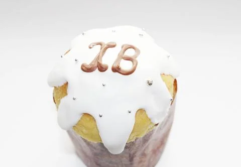 Beautiful Easter cake Stock Photos