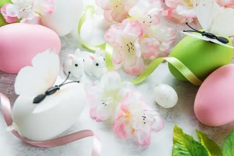 Beautiful Easter decoration Stock Photos