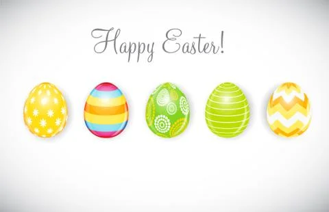 Beautiful Easter Egg Background Vector Illustration 스톡 일러스트