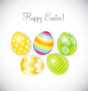 Beautiful Easter Egg Background Vector Illustration 스톡 일러스트
