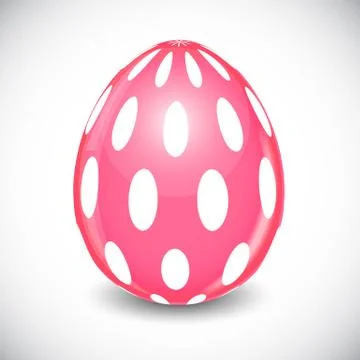 Beautiful Easter Egg Background Vector Illustration Stock Illustration