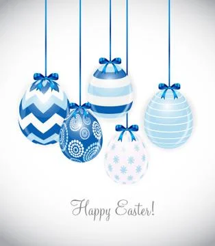 Beautiful Easter Egg Background Vector Illustration 스톡 일러스트