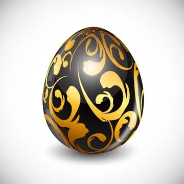 Beautiful Easter Egg Background Vector Illustration 스톡 일러스트