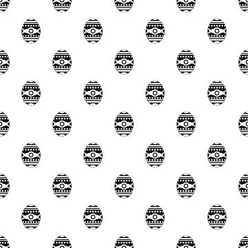 Beautiful easter egg pattern Illustrazione stock