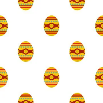 Beautiful easter egg pattern seamless 스톡 일러스트