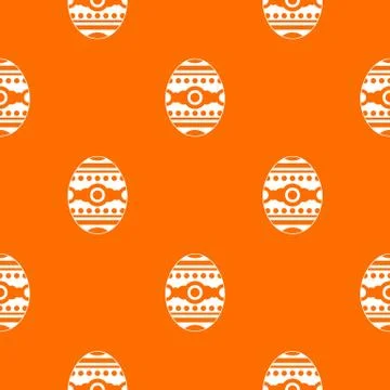 Beautiful easter egg pattern seamless Stock Illustration