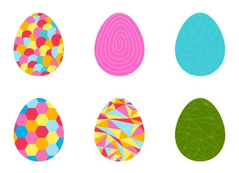 Beautiful Easter Egg Seamless Pattern Background  Illustra Stock Illustration
