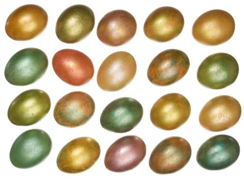 Beautiful Easter eggs Stock Photos