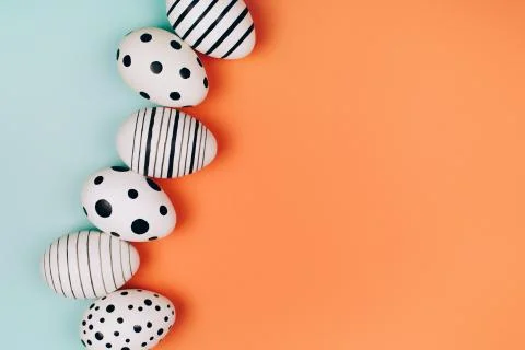 Beautiful Easter eggs Stock Photos