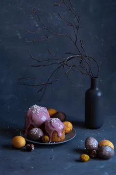 Beautiful Easter still life Stock Photos