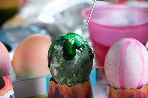 Beautiful Egg via New Technique Stock Photos