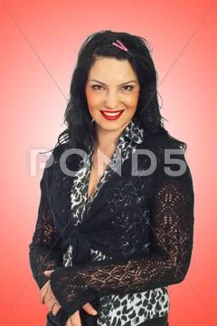 Beautiful elegant woman Stock Photos