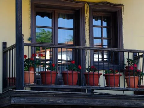 Beautiful elements of architecture and views of Arnaia Foto stock