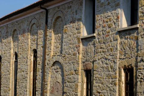 Beautiful elements of architecture and views of Arnaia Foto stock