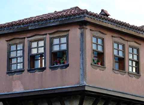 Beautiful elements of architecture and views of Arnaia Foto stock