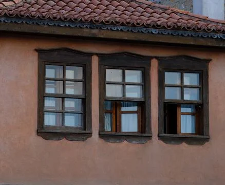 Beautiful elements of architecture and views of Arnaia Foto stock