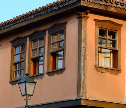 Beautiful elements of architecture and views of Arnaia Foto stock