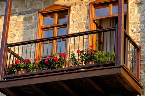Beautiful elements of architecture and views of Arnaia Foto stock